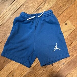 Jordan Kids Blue Shorts with Logo
